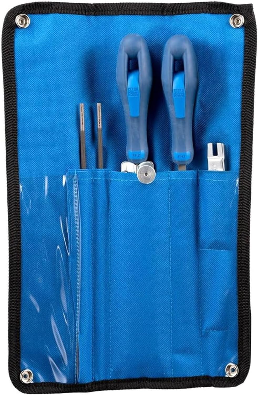PFERD Schärffeilen SET CS-SLS-4,0 in Rolltasche | Durchmesser 4 mm| 5/32" Für Kettenteilung 1/4" und
