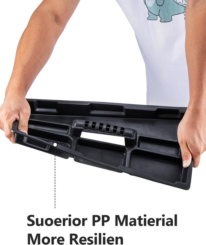 Werkzeugbox Werkzeugkoffer leer Werkzeugkasten 17" 40 * 18 * 17cm Werkzeugkoffer mit Metallschliesse