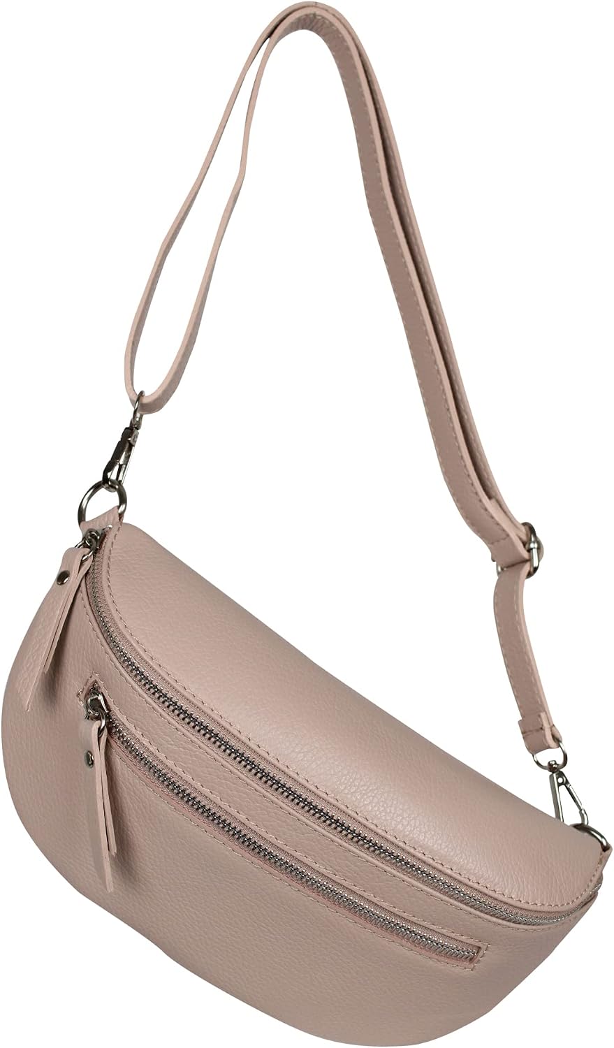 AmbraModa GLX2 - Damen Herren Unisex kleine Hüfttasche Gürteltasche Bauchtasche Umhängetasche aus Ec