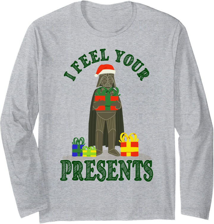 Star Wars Christmas Darth Vader I Feel Your Presents Langarmshirt
