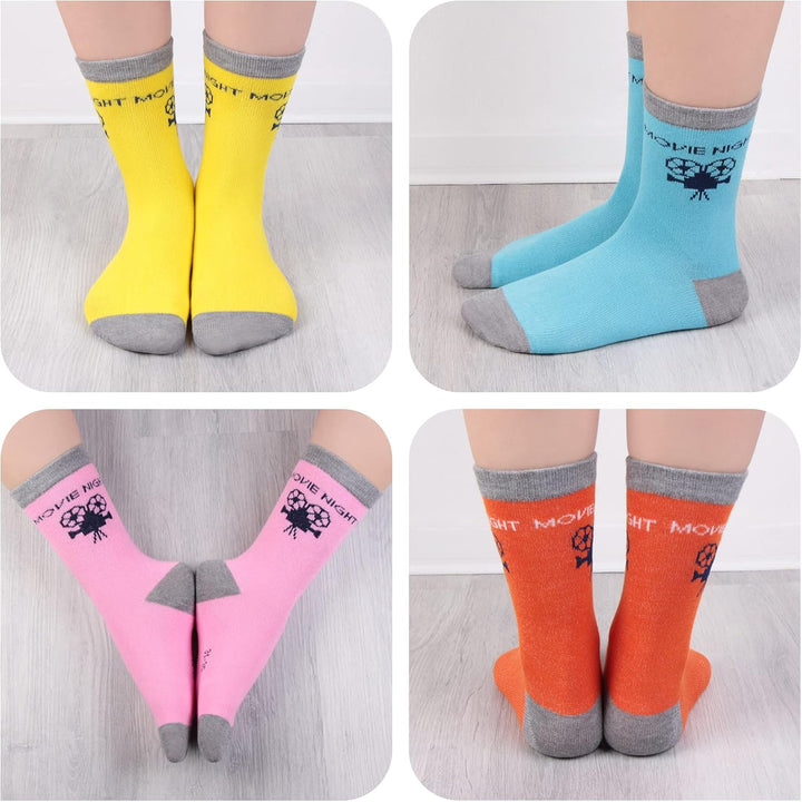 L&amp;K-II 10/12 Paar Pack Jungen Kindersocken Frühling und Sommer Socken mit niedlichen Mustern Mehrfar