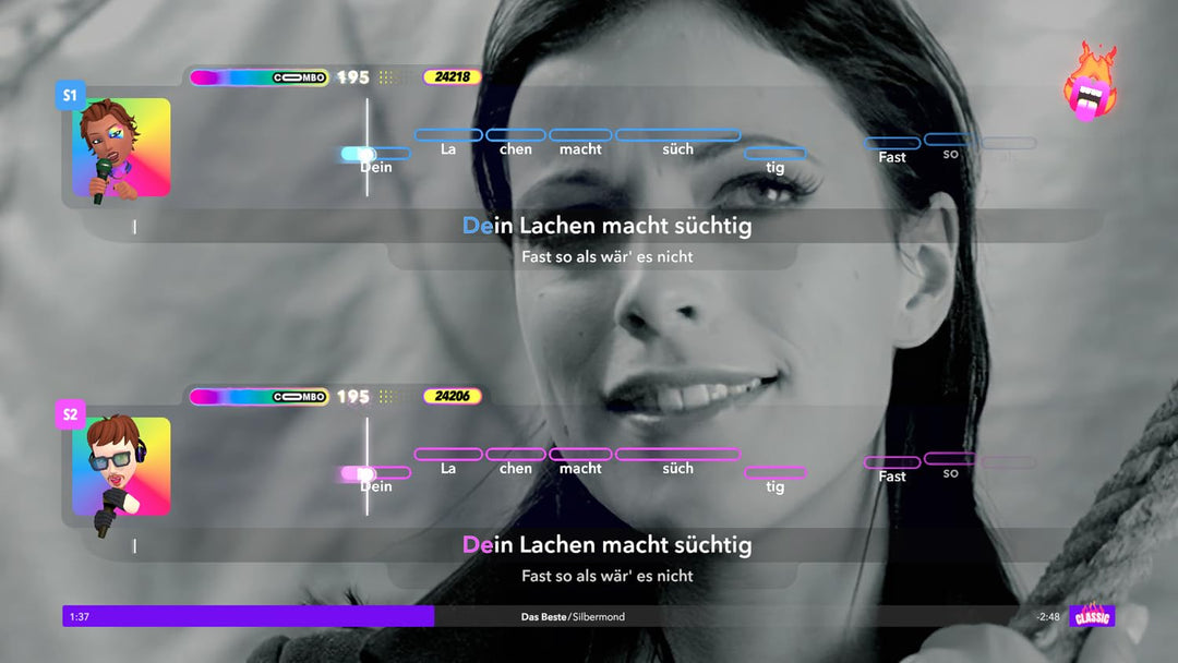 Let's Sing 2025 German Version (+ 2 Mics) (Nintendo Switch) (AT-PEGI) Nintendo Switch Spiel + 2 Mikr