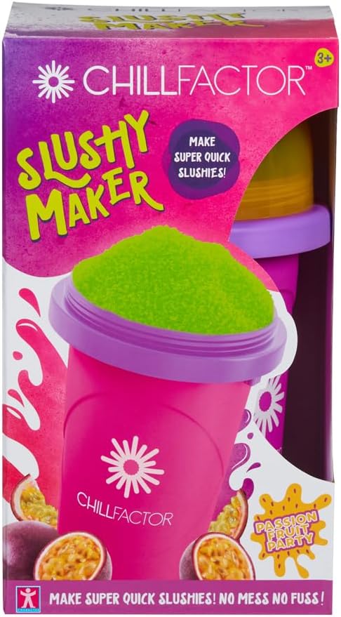 BANDAI CHILLFACTOR CO07954 Küchenspielzeug, Slush-Maschine mit wiederverwendbarem Becher und Strohha