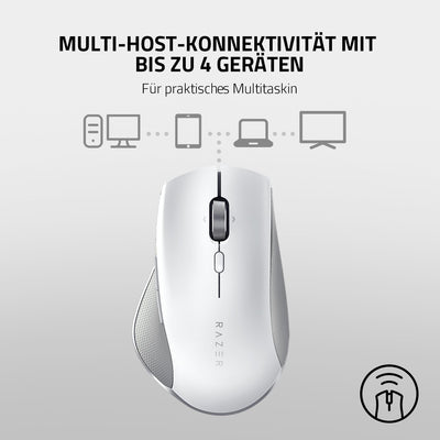 Razer Pro Click - Ergonomische kabellose Profi-Maus für mehr Produktivität im Büro für PC/Mac (Bluet