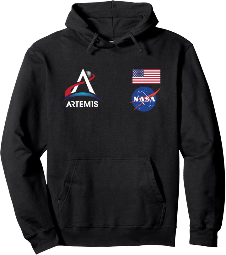 NASA Artemis Mission 1 Moon To Mars Pullover Hoodie