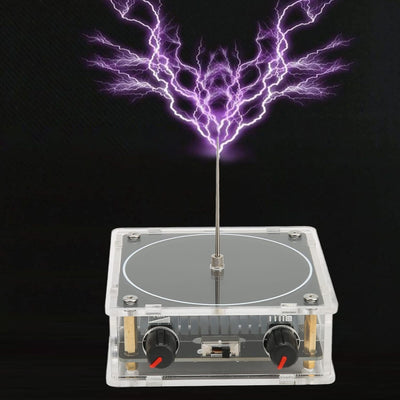 Bluetooth Music Coil Kit, Dual Mode Bluetooth Music Tesla Coil Electric Arc Generator 10 cm Solid St