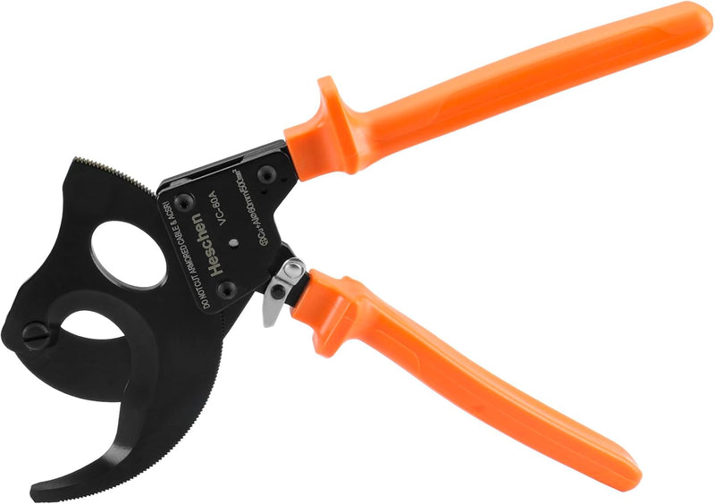 Heschen Ratschen-Kabelschneider VC-60A für 60 mm/500 mm² Abisolierzange, Hand-Crimpzange