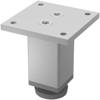 ALUSFERA Möbelfüsse - Metall Tischbeine Höhenverstellbar - Möbelfüsse Verstellbar - Füsse für Möbel