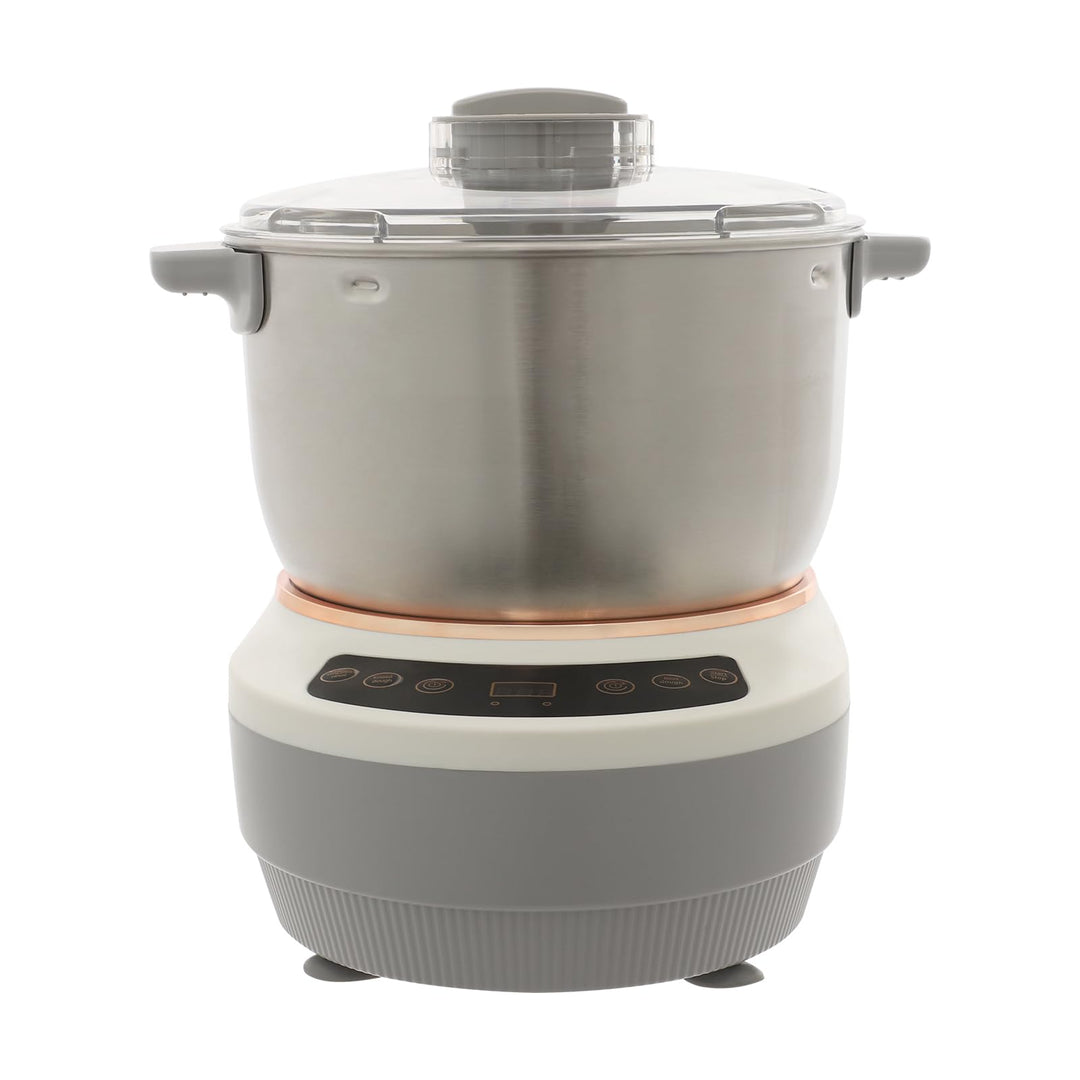 Vollautomatische Teigbereiter,Teigknetmaschine Mit Messbecher Und LöFfel,Fermentfunktion,7l Edelstah