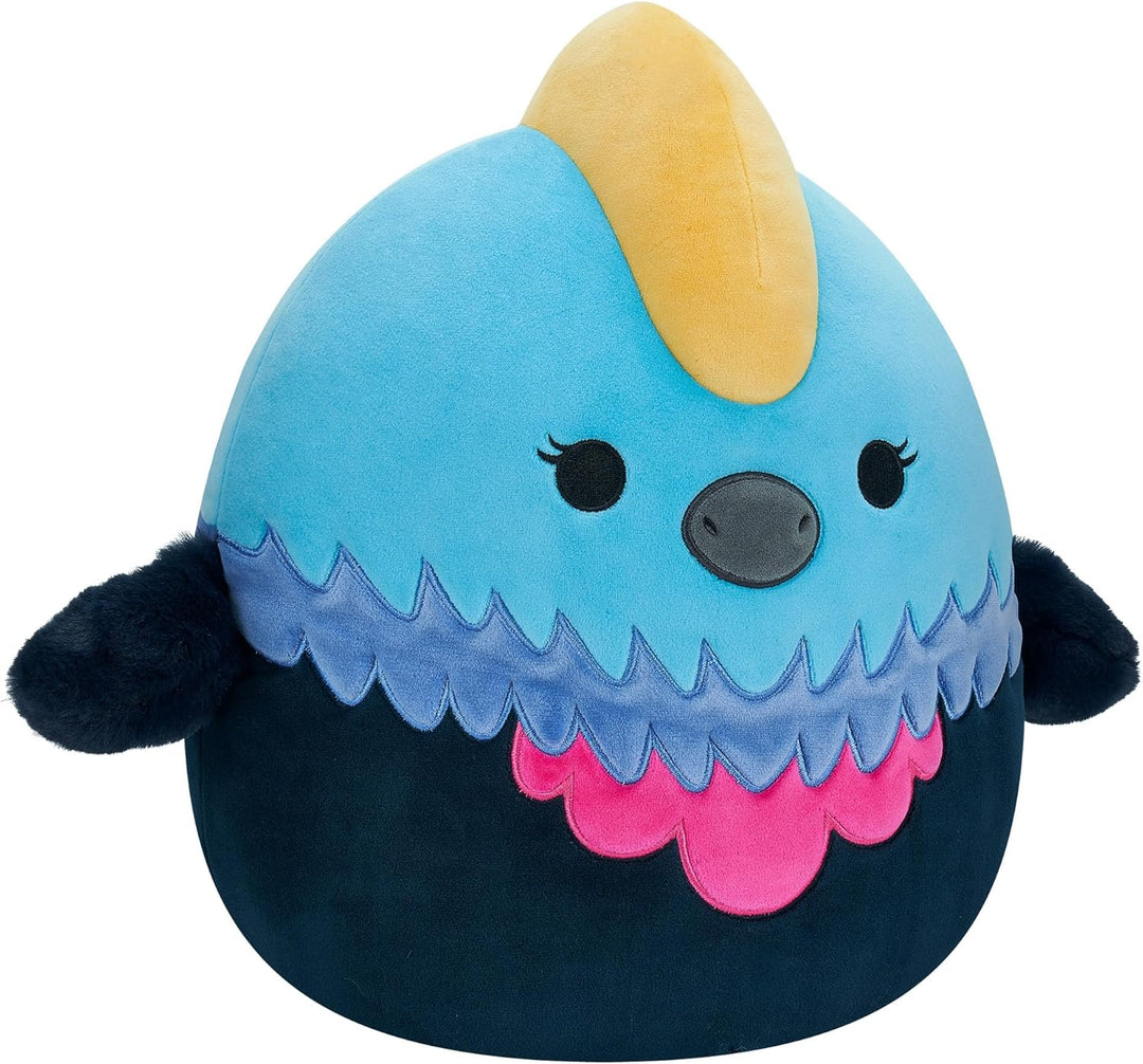 Squishmallows SQCR04136 - Melrose der Kasuar 30 cm, offizielles Kelly Toys Plüsch, superweiches Kusc