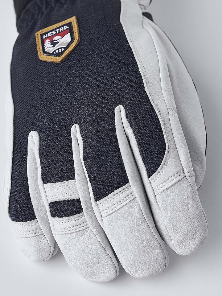 Hestra Ski Army Leather Patrol Winter Cold Weather Gloves Marineblau 8, Marineblau 8