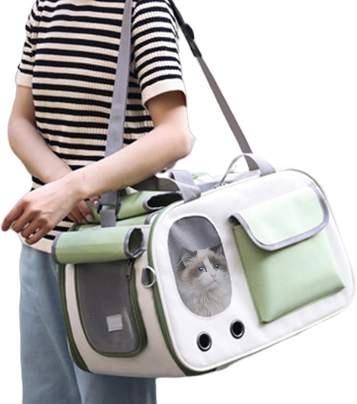 Haustier-Tragetasche, Reisetasche für Haustiere, faltbare Haustier-Tragetasche, Katzentragetasche fü