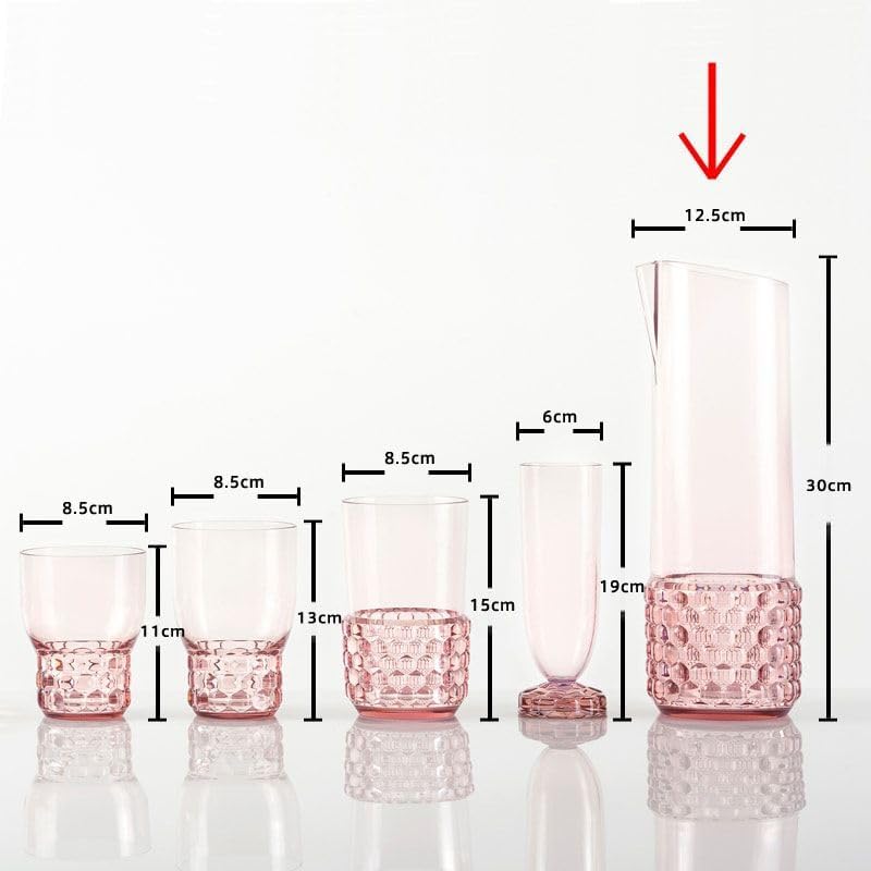 Kartell 1490E2 Jellies Family Karaffe, grün transparent Karaffe Grün, Karaffe Grün