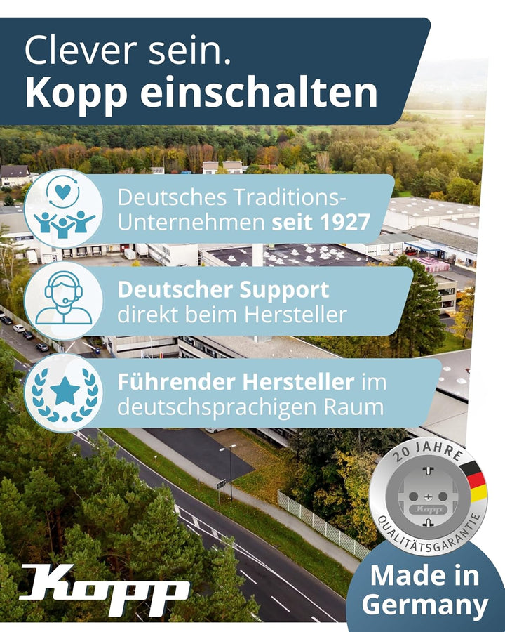 Kopp 405402018 2-Fach Echtglas-Rahmen Abdeckrahmen Glas Weiss 2-fach Weiss, 2-fach Weiss