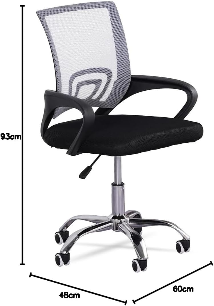 MUWO Director Büro Drehstuhl | ergonomisch & höhenverstellbar | atmungsaktives Mesh-Gewebe | stabile