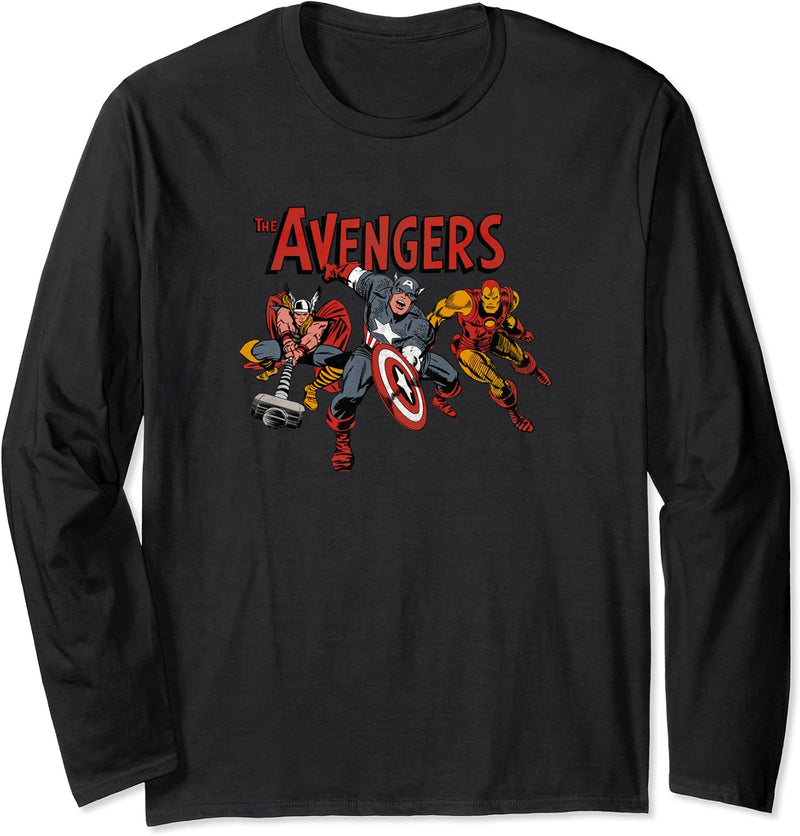 Marvel Avengers Vintage Avengers Langarmshirt