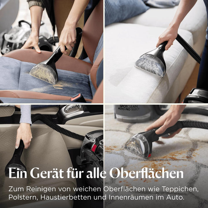 BISSELL SpotClean Auto Pro Select, Teppichreiniger, tragbarer Fleckenreiniger 750 W, Polsterreiniger