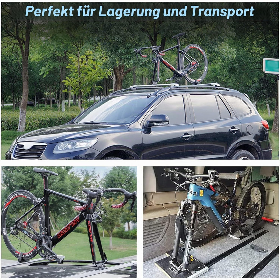 Fahrrad Gabelhalterung mit Schnellspanner Aluminiumlegierung Fahrradgabelhalterung Vorderradgabel Fe