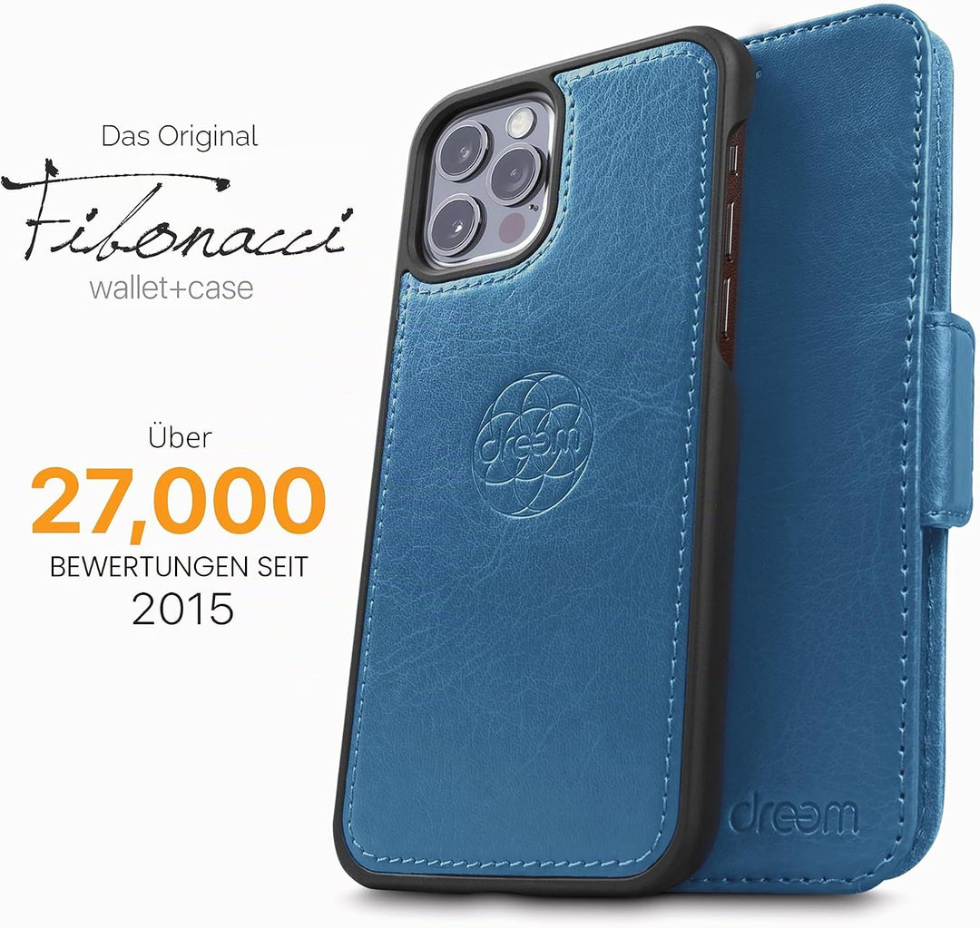 Dreem Fibonacci 2in1 Handyhülle Flipcase für iPhone 12 &amp; 12 Pro | Magnetisches iPhone Case | TPU Etu