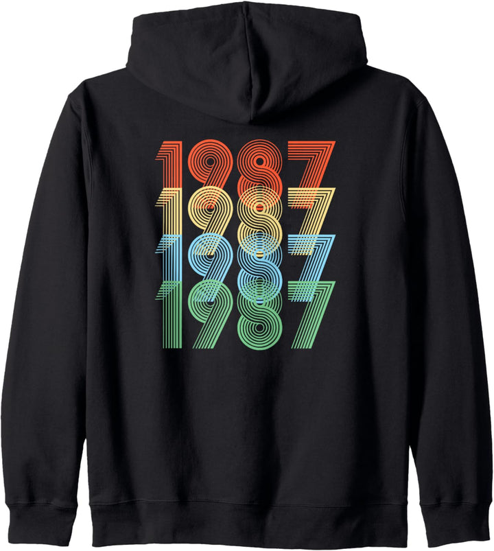 1987 Geburtstagsgeschenk Kapuzenjacke