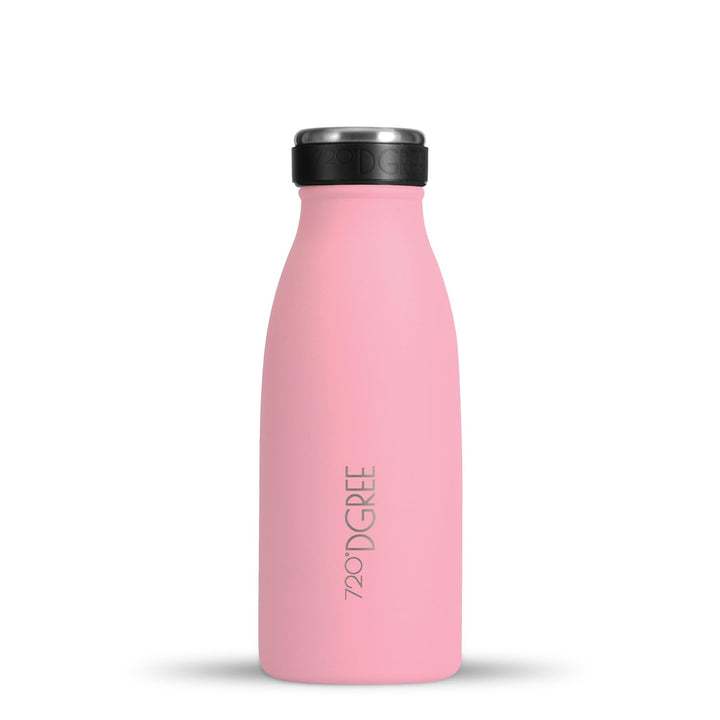 720°DGREE Edelstahl Trinkflasche “milkyBottle” - 350ml - Perfekt für Kinder, BPA-Frei, Auslaufsicher