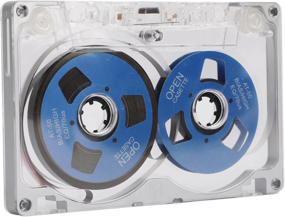Reel to Reel Blanko Tonkassettenband, 55 Minuten DIY Musikaufzeichnungsband, Aluminiumlegierungsgehä