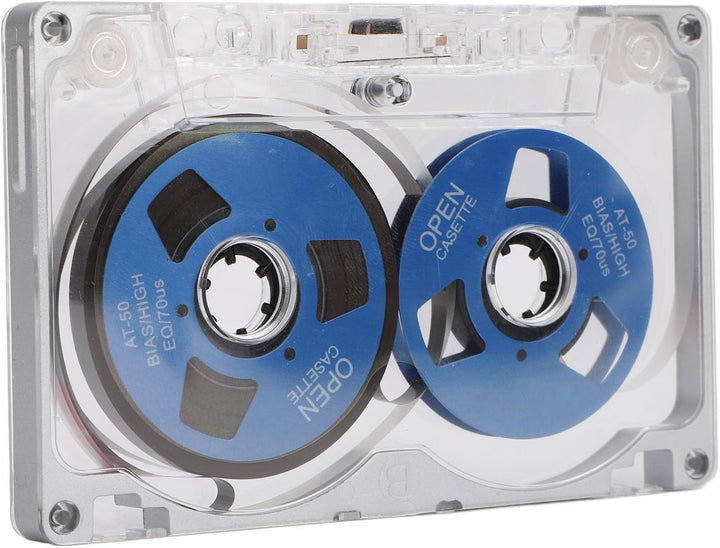 Reel to Reel Blanko Tonkassettenband, 55 Minuten DIY Musikaufzeichnungsband, Aluminiumlegierungsgehä