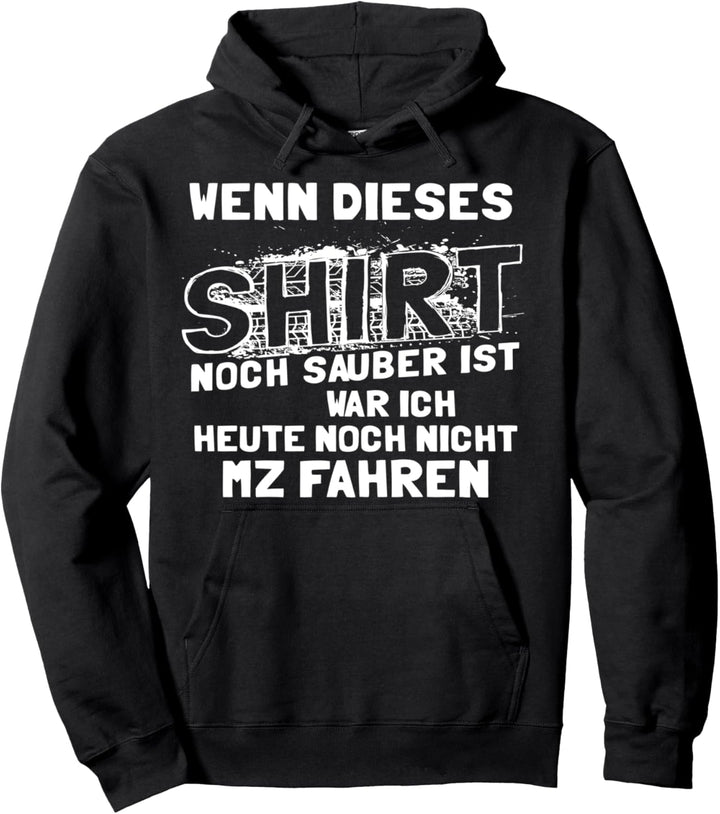 MZ DDR Motorrad Fahrer Geschenk, Ostalgie Sprüche Pullover Hoodie