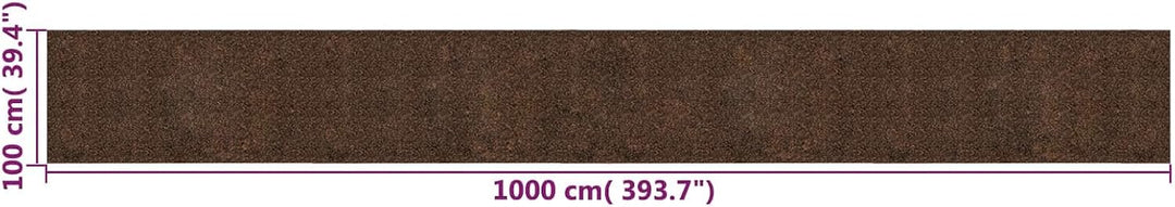 Korkrolle braun 1000 x 100 cm als Pinnwand oder Wandverkleidung aus Kork und Gummi, Braun 1
