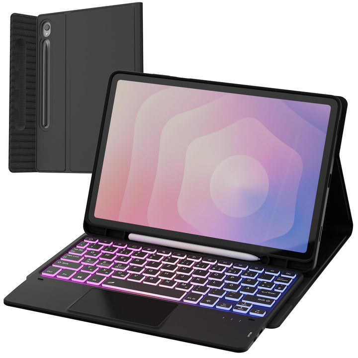 ROOFEI für Samsung Galaxy S11 2025 11 Zoll Hülle mit Tastatur: Tab S11 Tablet 2025 5G Tastatur mit T