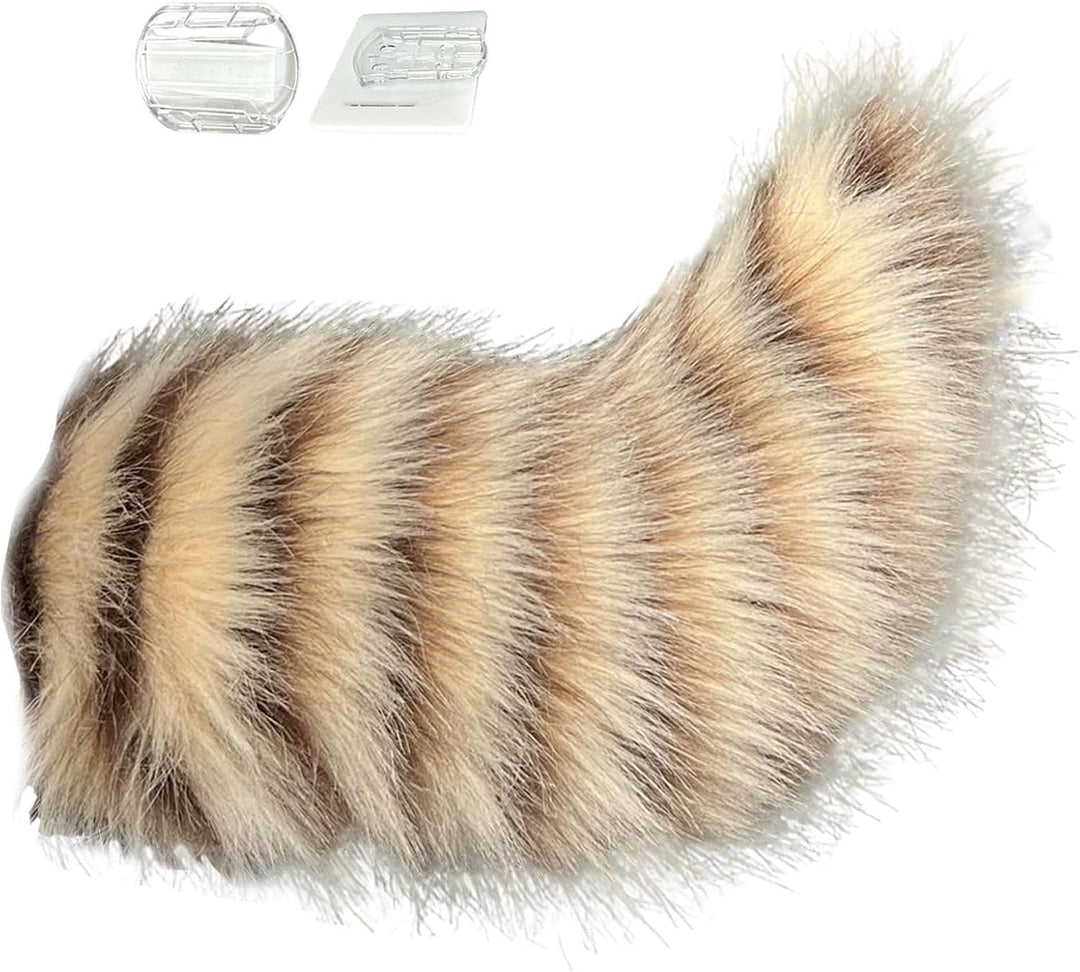Niedliche Furry Tail Autodekoration, Pelziger Schwanz Fürs Auto, Autoanhänger Für Stossstange, Ferng