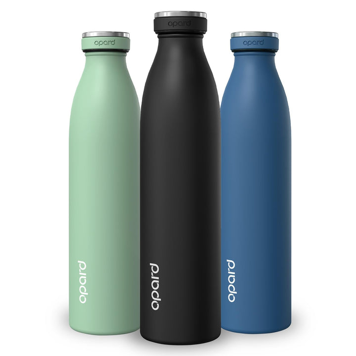 Opard Grip Thermosflasche 750ml, 36h Kalt & 12h Heiss Trinkflasche Edelstahl, Trinkflasche Kohlensäu