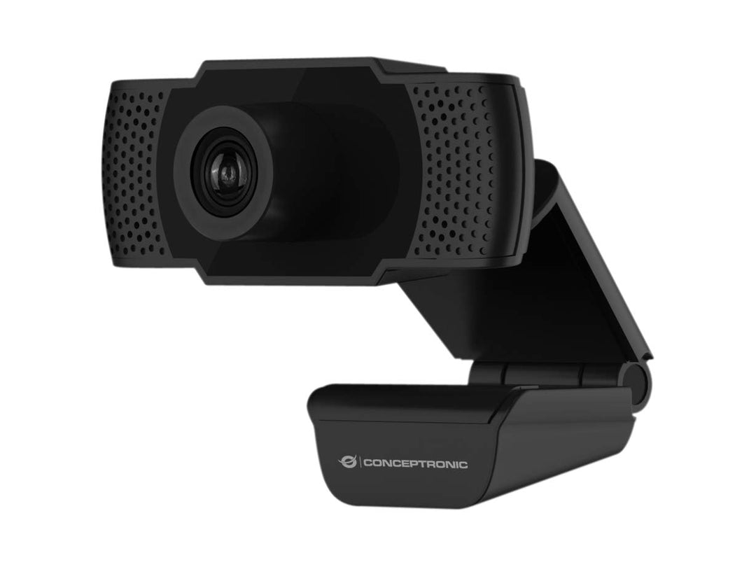 Conceptronic Webcam AMDIS 1080P Full HD Webcam+Mikrofon USB, 4+64GB 1080P Full HD AMDIS01B, 1080P Fu