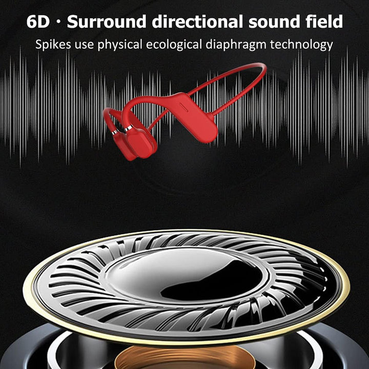 Queen.Y Knochenleitung Kopfhörer Bluetooth Offenes Ohr Drahtlose HiFi Stereo Kopfhörer mit Mikrofon