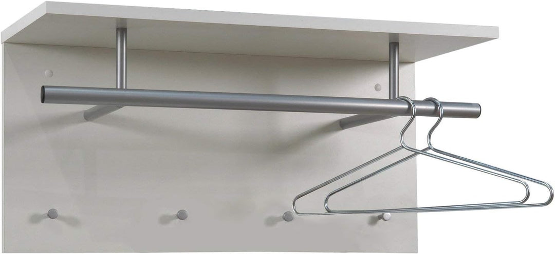 FMD Möbel, 441-001 Spot Garderobe , weiss, masse 72.0 x 35.0 x 29.5 cm (BHT) Standard, Standard