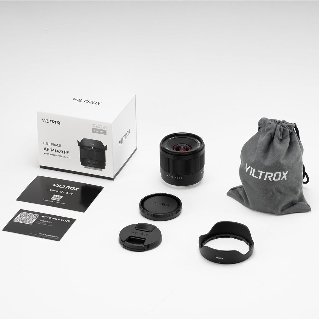 VILTROX 14mm F4.0 FE-Mount-Objektiv für Sony, Vollformat-Autofokus-Ultraweitwinkel-Festbrennweite fü