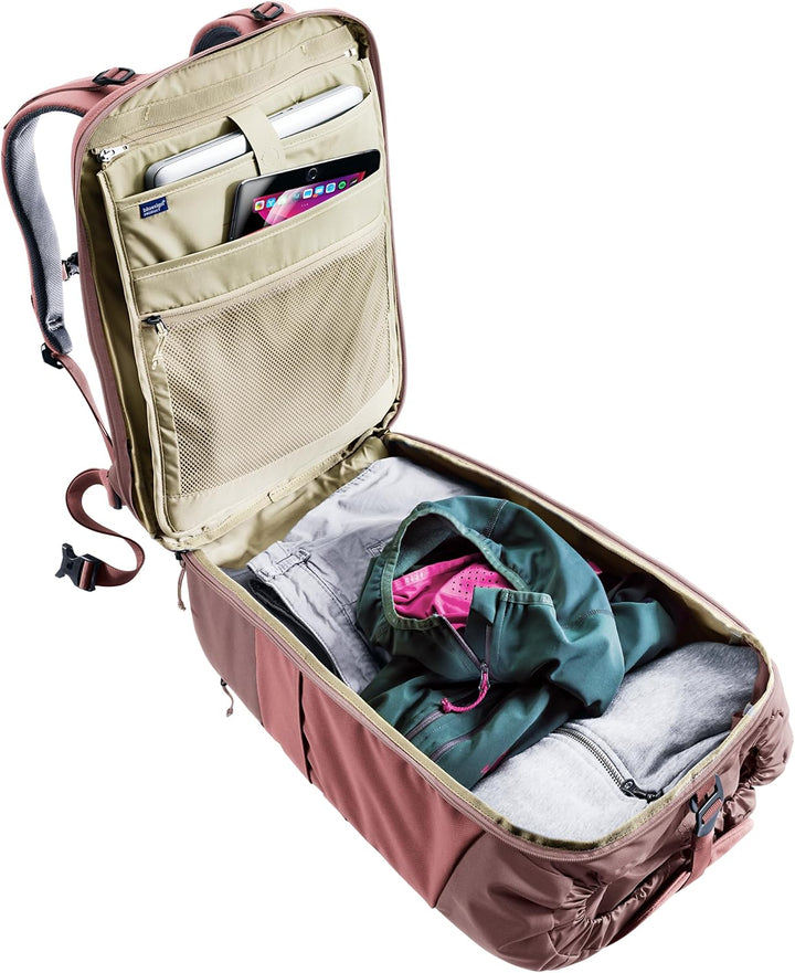 deuter Utilion 34+5 Rucksack mit Schuhfach Caspia - Raisin Einheitsgrösse, Caspia - Raisin Einheitsg