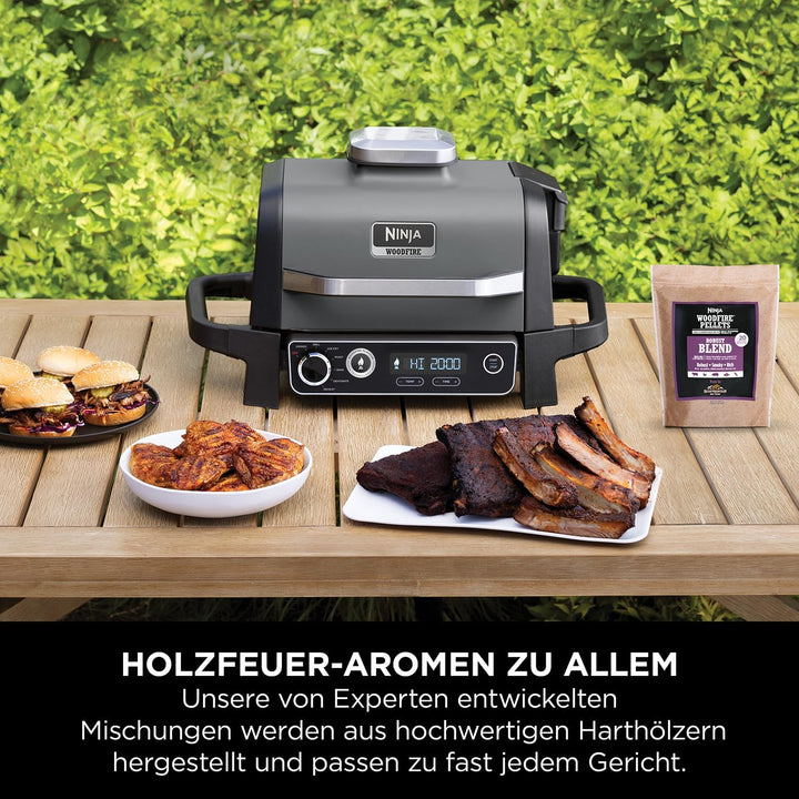 Ninja Woodfire Pellets – Allzweckmischung [XSKOGAPLT2EU] 900g, Offizielle Ninja Woodfire Pellets, XS