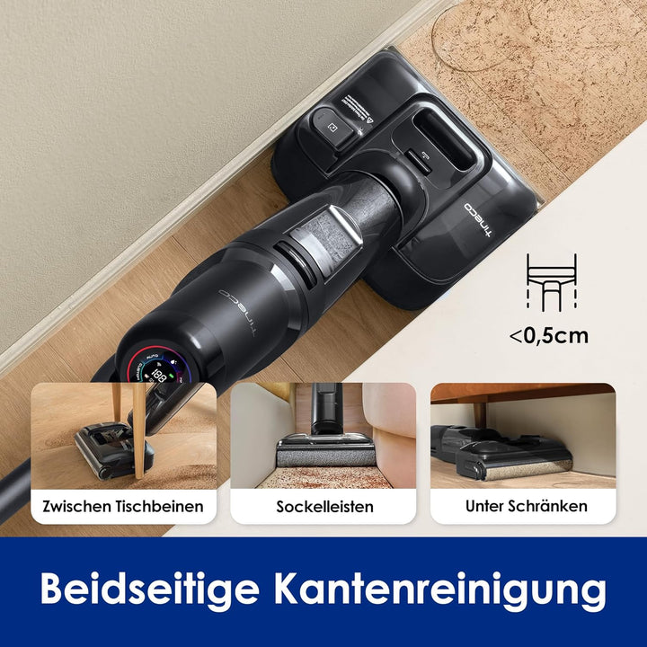 Tineco Floor ONE S7 Stretch Ultra Nass Trockensauger, 180° Lay-Flat Nasssauger, 85°C 5 Min Flashdry-