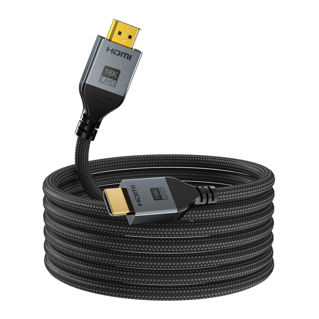 16K 10K 8K HDMI 2.2 Kabel 5M, Hochleistungs 96Gbit/s High Speed HDMI Kabel, 5M