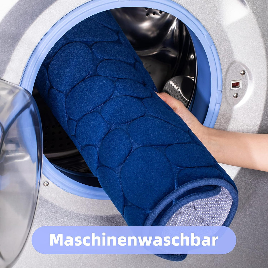 chakme Badematte Memoryschaum Badteppich Saugfähige Badvorleger Badezimmerteppich Duschmatte Deko Fu