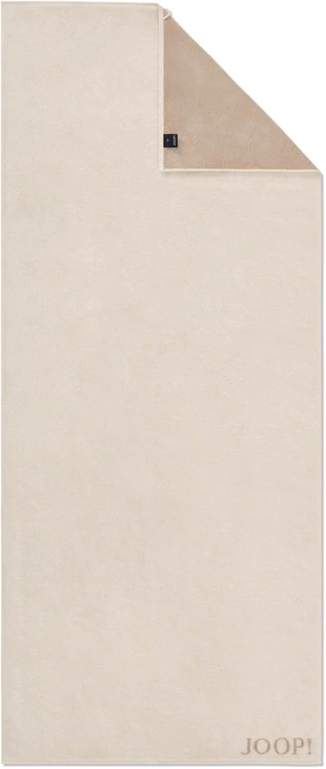 JOOP! Saunatuch Classic Doubleface 1600 | 36 creme - 80 x 200 Saunatuch 80x200 cm, Saunatuch 80x200
