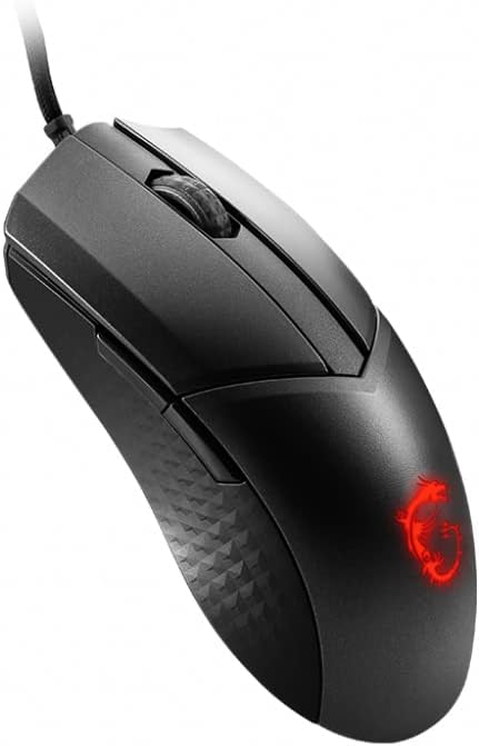 MSI Clutch GM41 Lightweight Gaming Maus (kabelgebunden, PMW-3389 Sensor, 400 - 6400 DPI, 6 Tasten, s