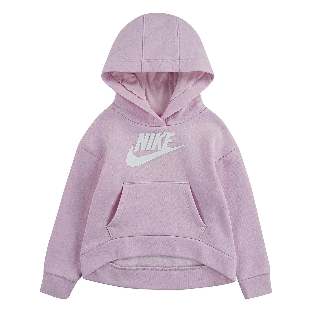 Nike Mädchen Club Hoodie Sweatshirt 5-6 Jahre A9y Pink Foam, 5-6 Jahre A9y Pink Foam