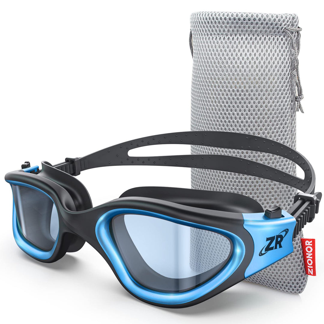 ZIONOR G1 - Polarisierte Schwimmbrille für Unisex und Erwachsene und Damen, beschlagfrei, 100% UV-Sc