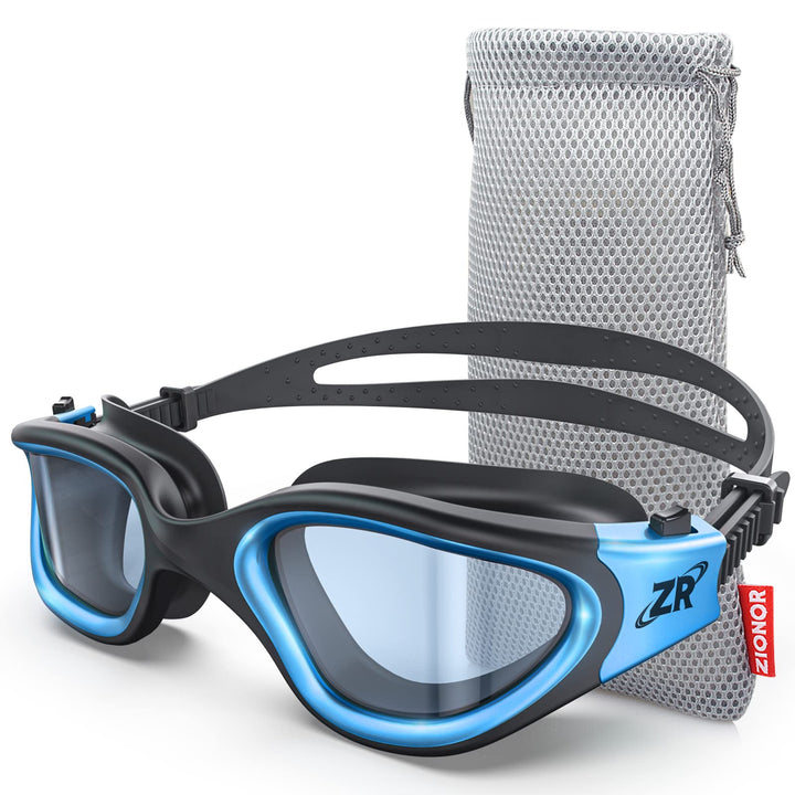 ZIONOR G1 - Polarisierte Schwimmbrille für Unisex und Erwachsene und Damen, beschlagfrei, 100% UV-Sc
