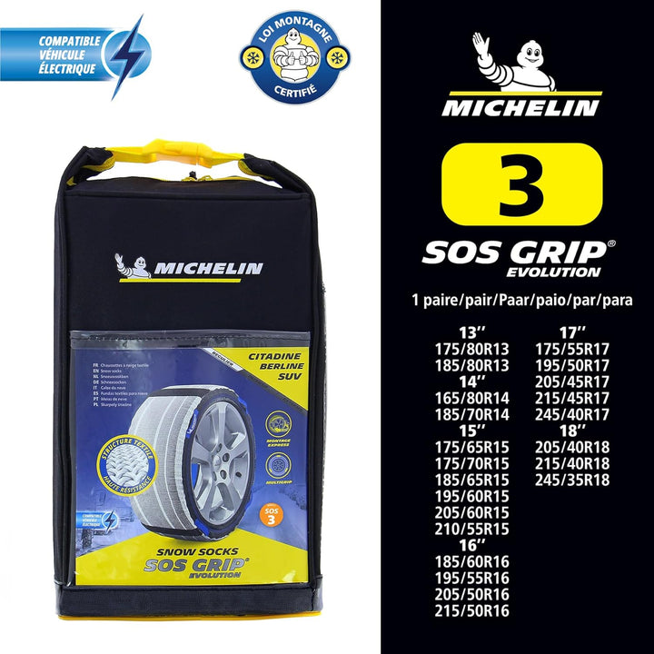 MICHELIN 8410 Textile Schneesocken EVO 3, EVO 3