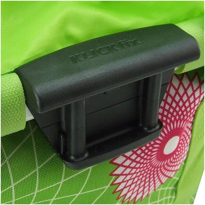 KLICKfix Damen Fahrradkorb Lime Grün Single, Lime Grün Single