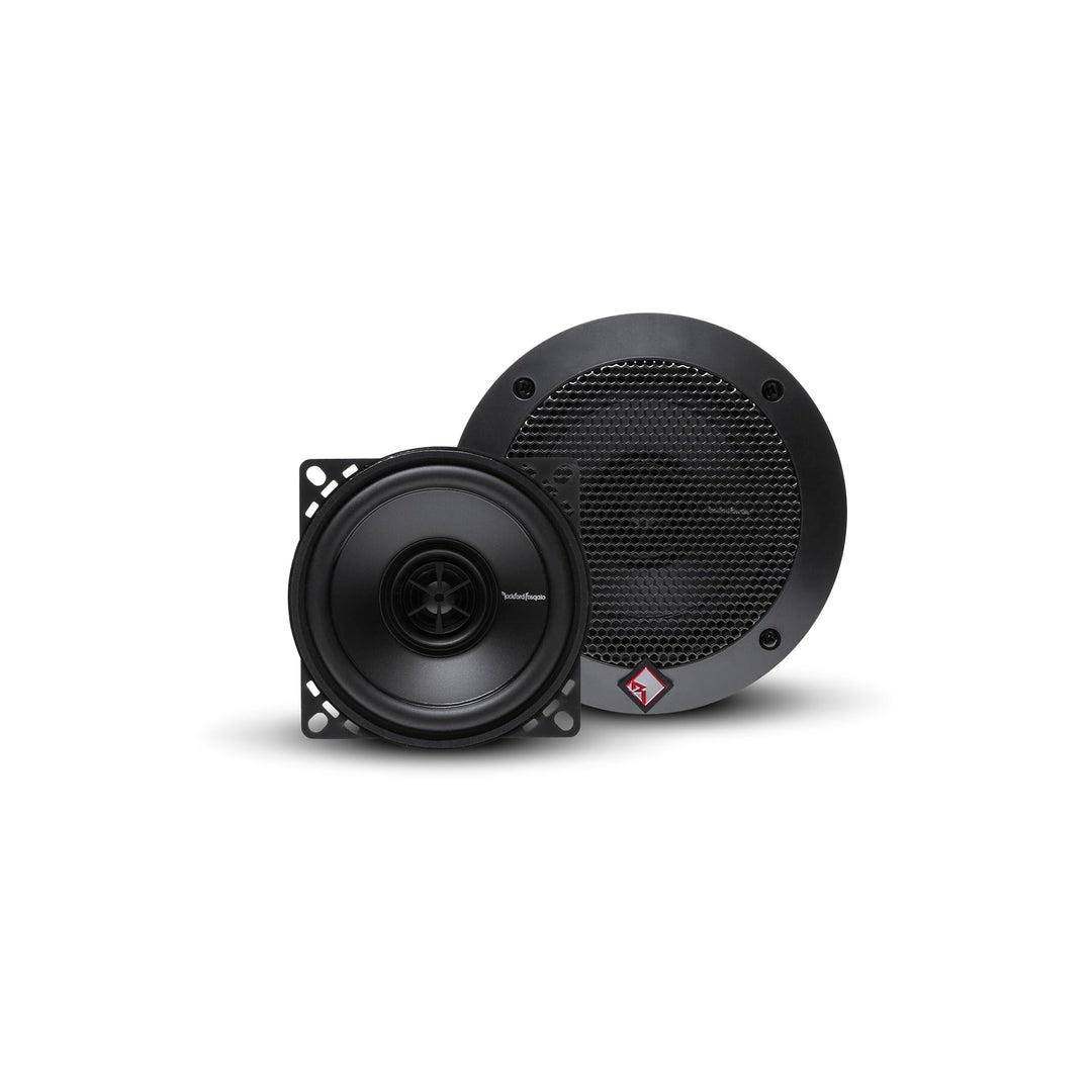 Rockford Fosgate R14X2 Prime 4-Inch Full Range Coaxial Speaker - Set of 2, 4-Inch