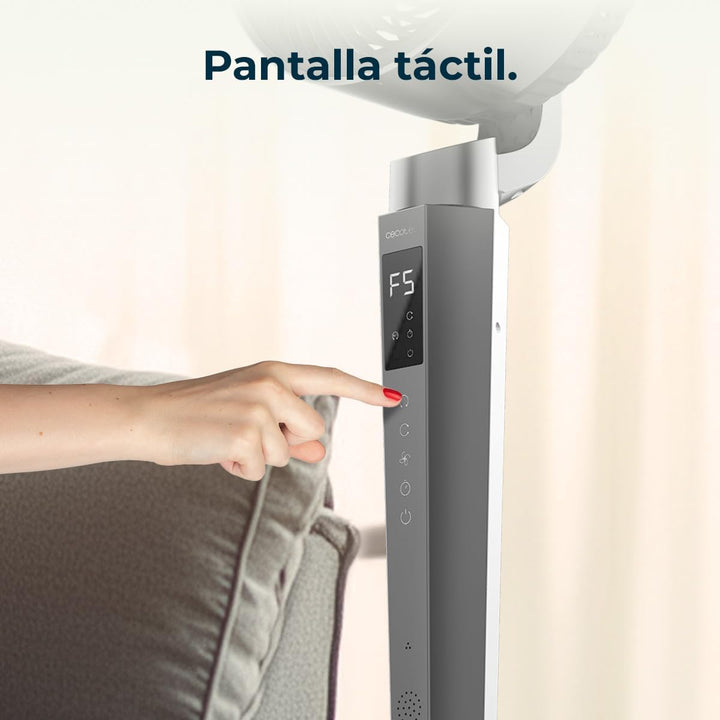 Cecotec Standventilator Luftzirkulator Energysilence 2400 Cyclone Noir. 40W, kraftvolle Luftzirkulat